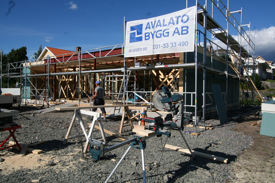 Ny villa, stomresning, Hammars Badvg, Nset
