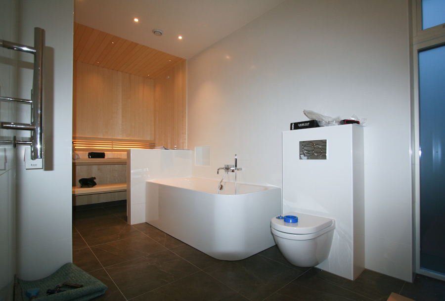 Ny villa Hammars Badvg, Nset, frdigstllande interirt