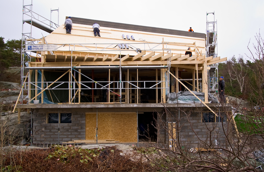 Nyproduktion villa Vstergrds Vale, Nset