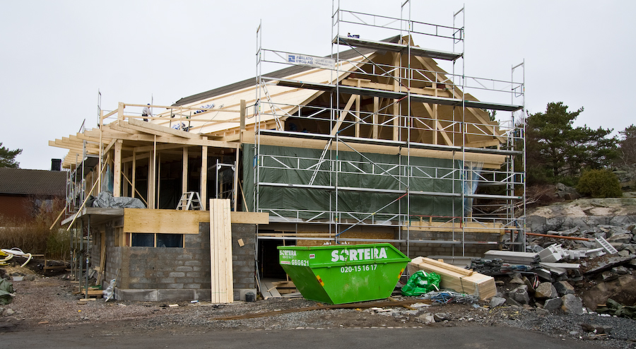 Nyproduktion villa Vstergrds Vale, Nset