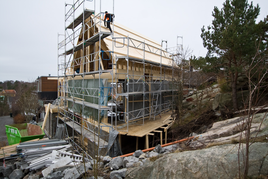 Nyproduktion villa Vstergrds Vale, Nset