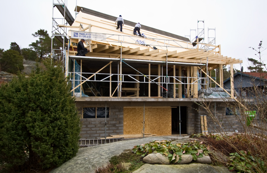 Nyproduktion villa Vstergrds Vale, Nset